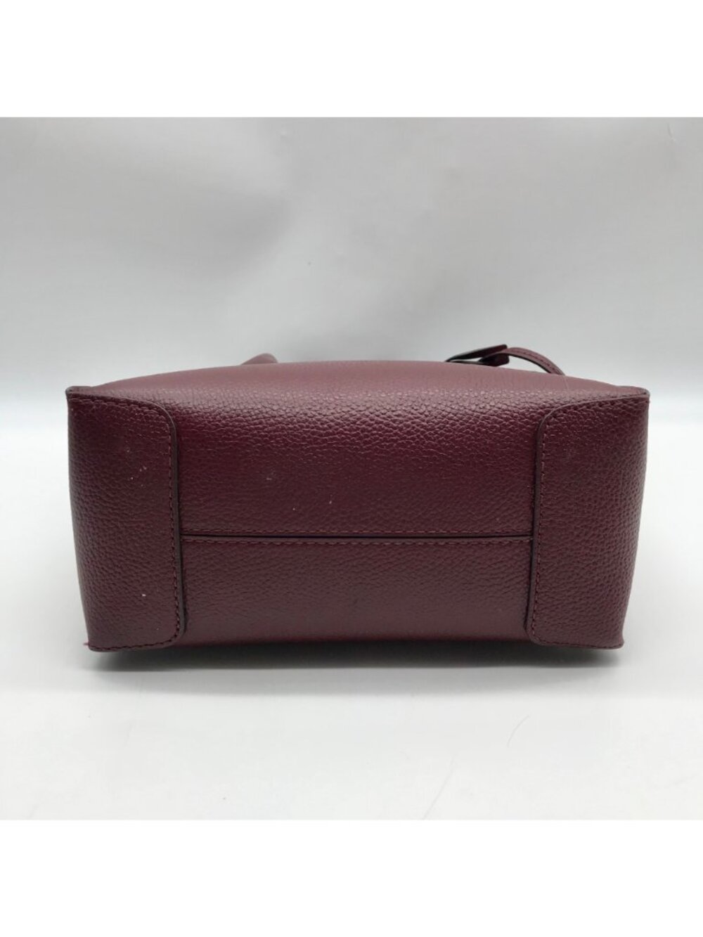 Michael Kors Burgundy Pebbled Leather Mercer Convertible Satchel - Picture 5 of 10